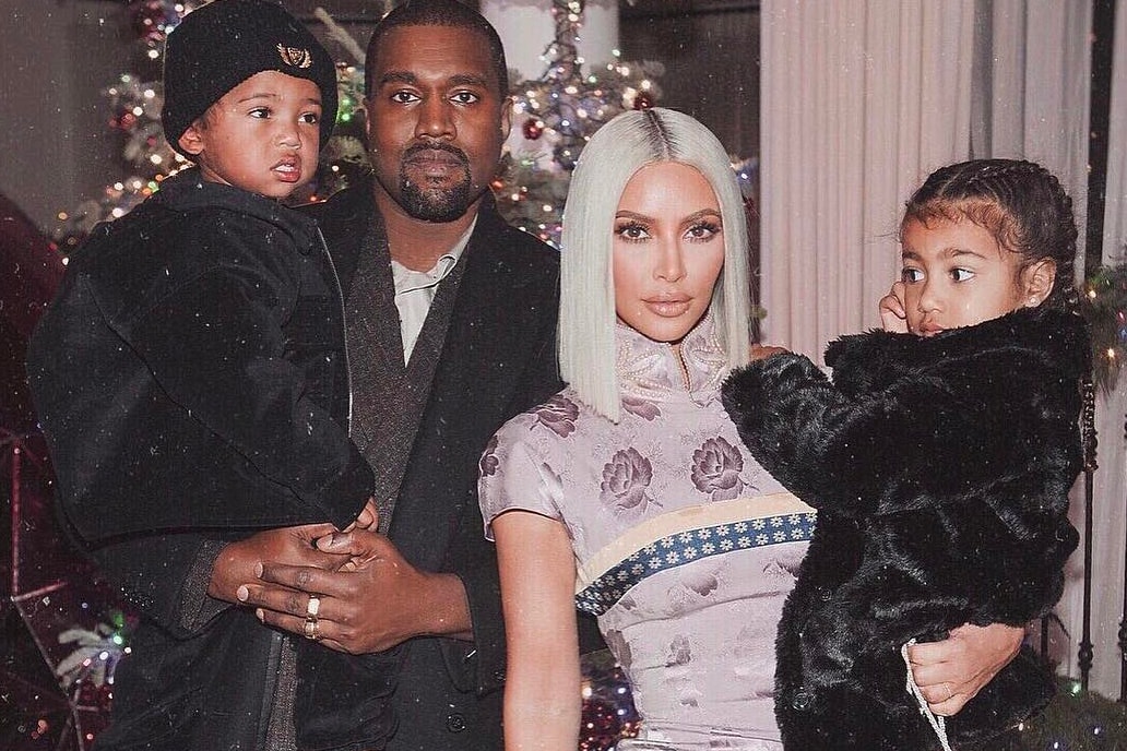 Kim Kardashian Kanye West Welcome Third Child Surrogate Baby Girl North Saint Family Photo