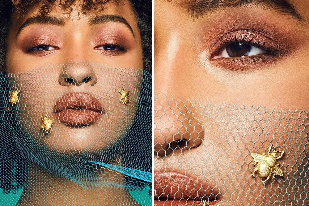 Kylie Cosmetics Blue Honey Eyeshadow Palette Liquid Lipstick Jenner Spring 2018 Kit Warm Velvet