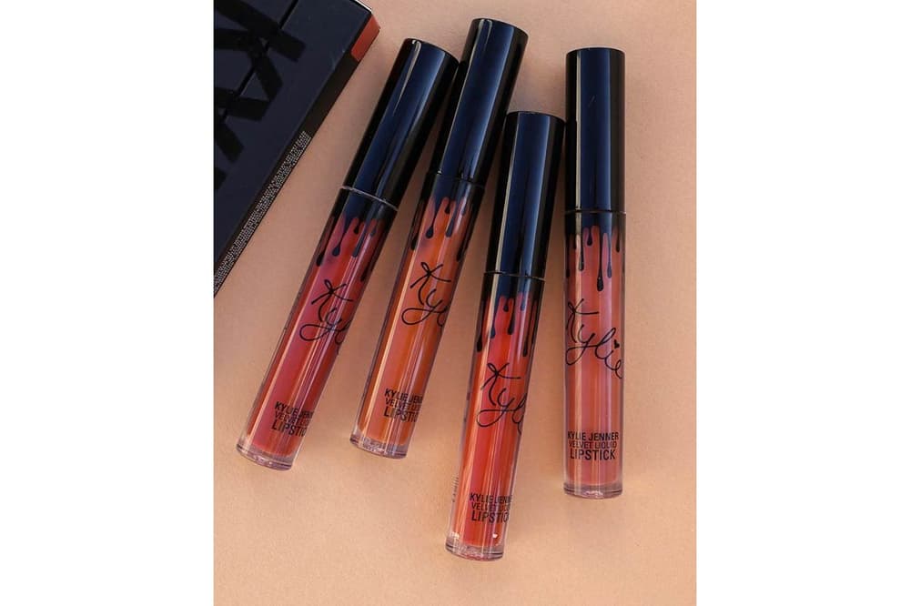 Kylie Cosmetics Blue Honey Eyeshadow Palette Liquid Lipstick Jenner Spring 2018 Kit Warm Velvet