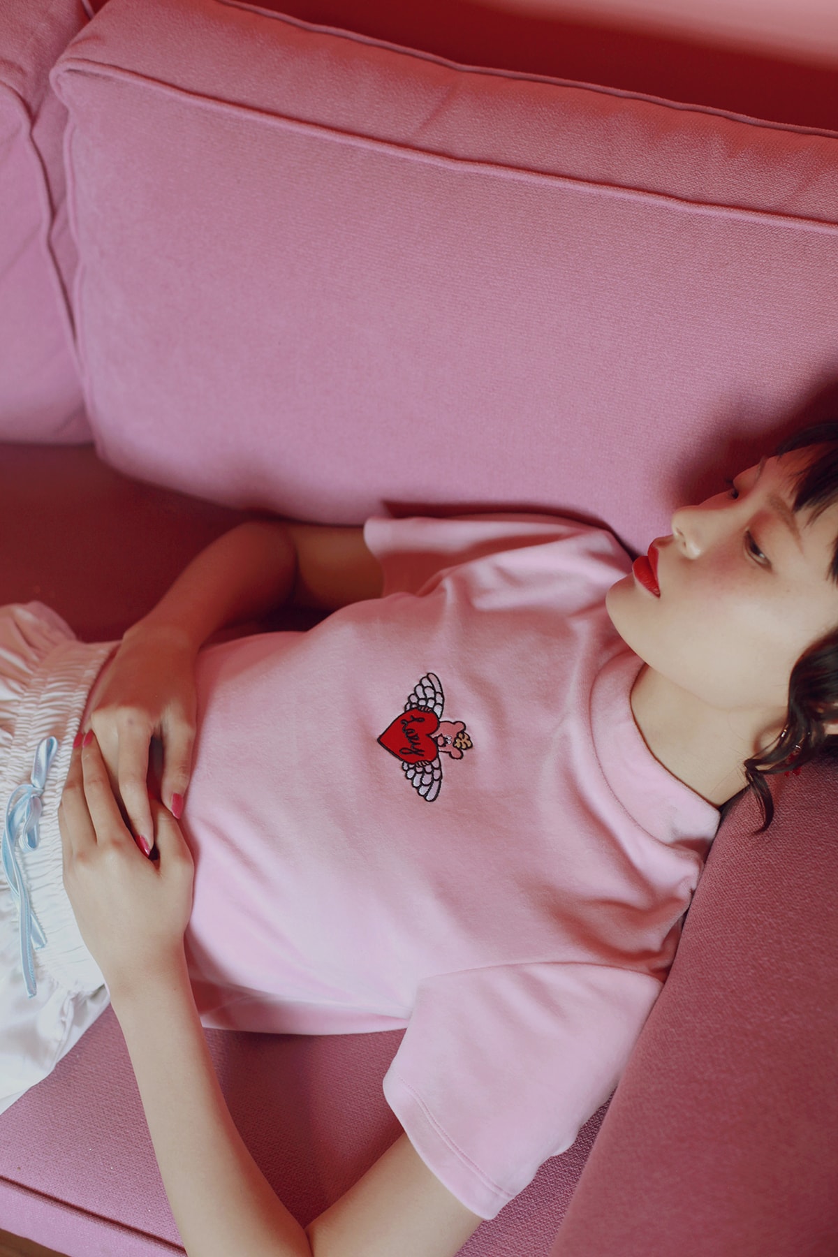 lazy oaf anti valentines collection 2018 lingerie dress t-shirt pillow slippers