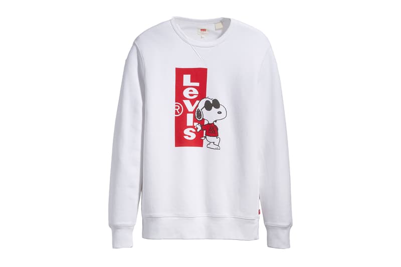 Levis Peanuts Snoopy Year of the Dog Collaboration Crewneck Sweatshirt