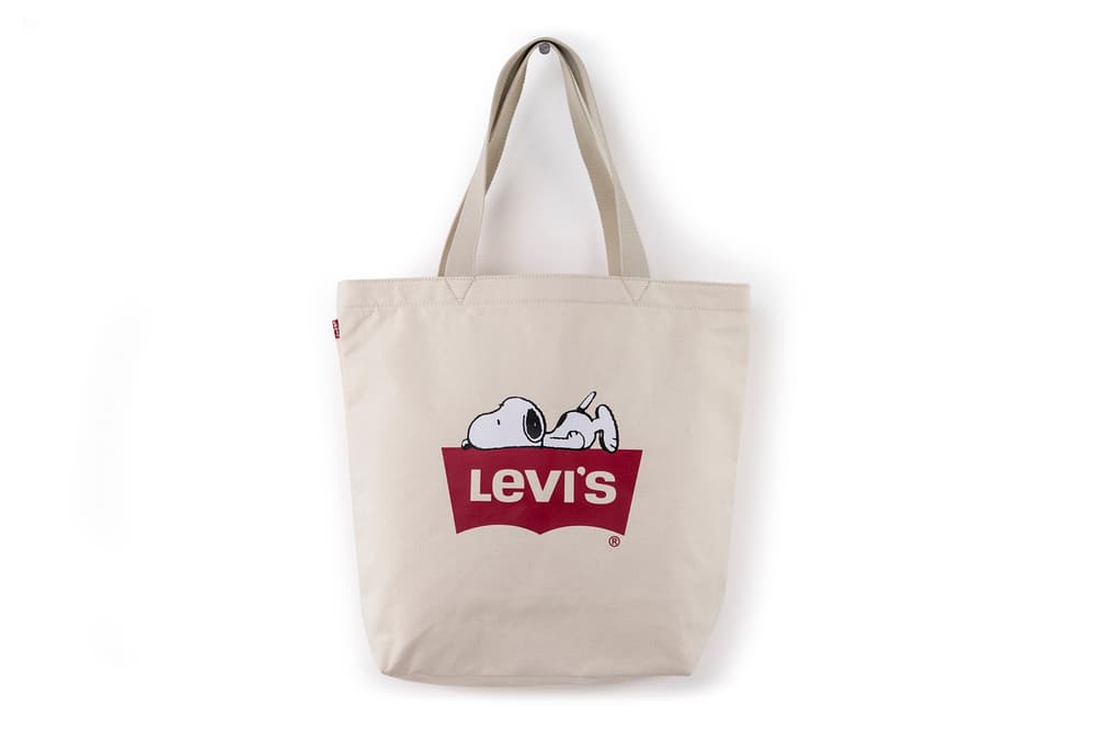 Levis Peanuts Snoopy Year of the Dog Collaboration Tote Bag