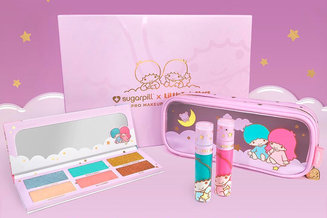 Little Twin Stars Sugarpill Cosmetics Makeup Collection Collaboration Eyeshadow Palette Liquid Lipstick Beauty Sanrio