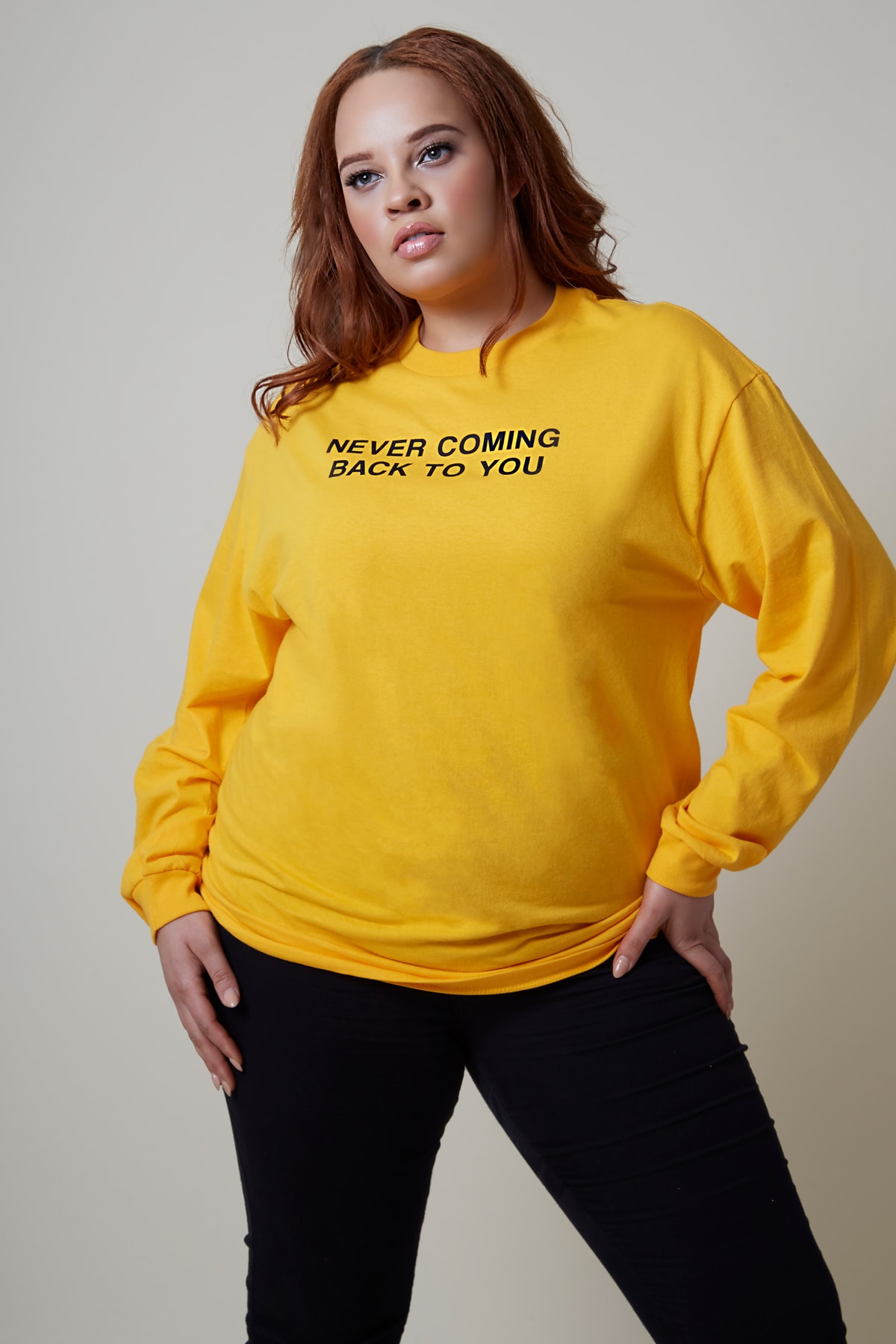 Married to the Mob Capsule Collection Gold Never Coming Back To You Longsleeve Shirt