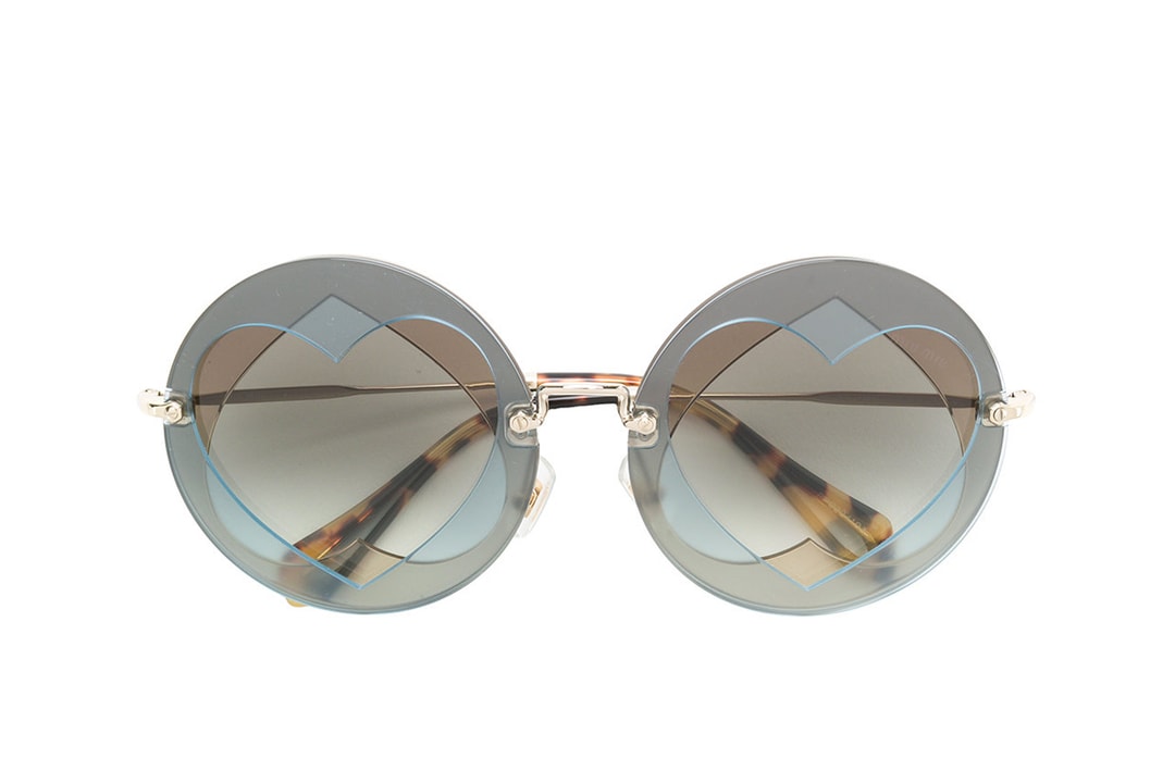 Miu Miu Statement Heart Sunglasses | Hypebae display picture 2