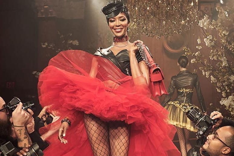 Naomi Campbell Fronts Moschino's Latest Campaign