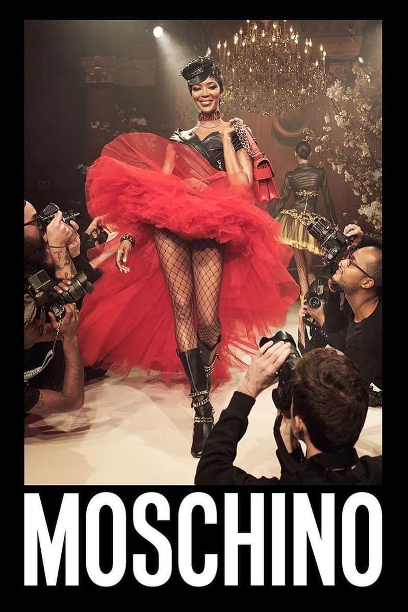 Naomi Campbell Moschino Jeremy Scott Ad Campaign Fashion Ad Runway Haute Couture Collection Adut Akech Bior Yasmin Wijnaldum