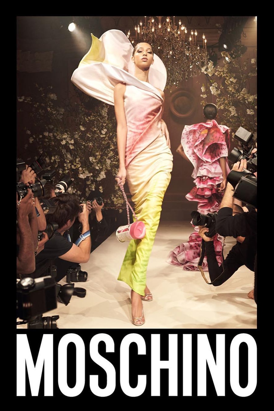 Naomi Campbell Moschino Jeremy Scott Ad Campaign Fashion Ad Runway Haute Couture Collection Adut Akech Bior Yasmin Wijnaldum