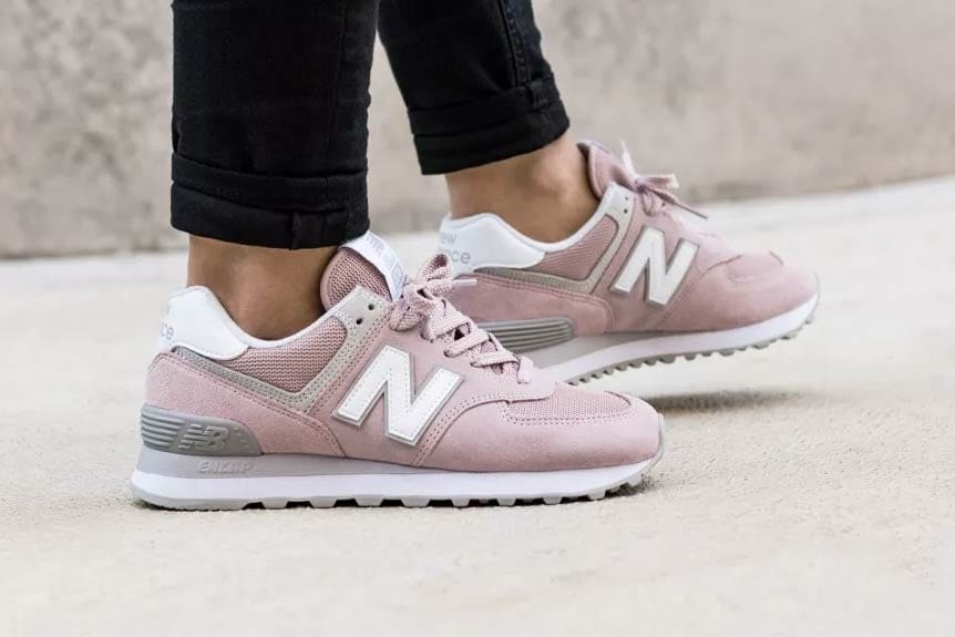 pink and blue new balance 574