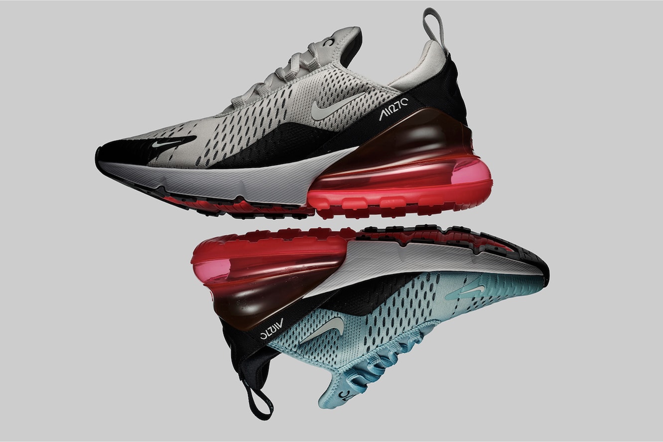 Nike Air Max 270 Silhouette Sneaker Shoe Innovation Technology Comfort Durability Debut Reveal Trainer Air Bubble Breathability