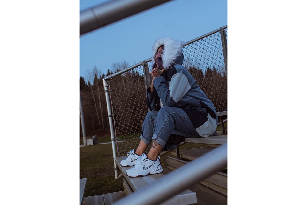 nike air monarch style editorial nice kicks