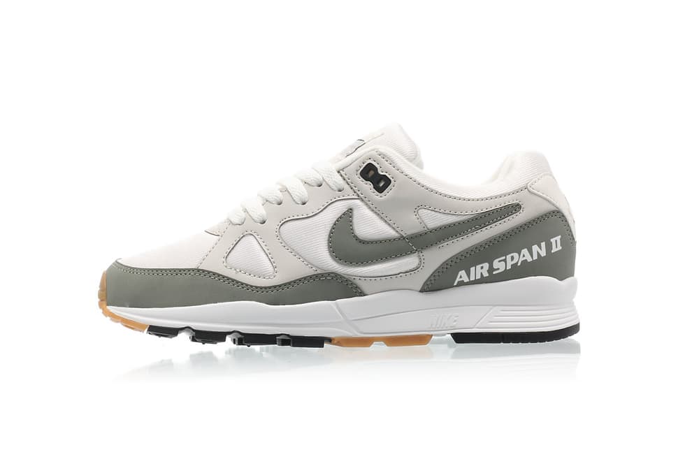 nike air span ii barely rose dark stucco triple black
