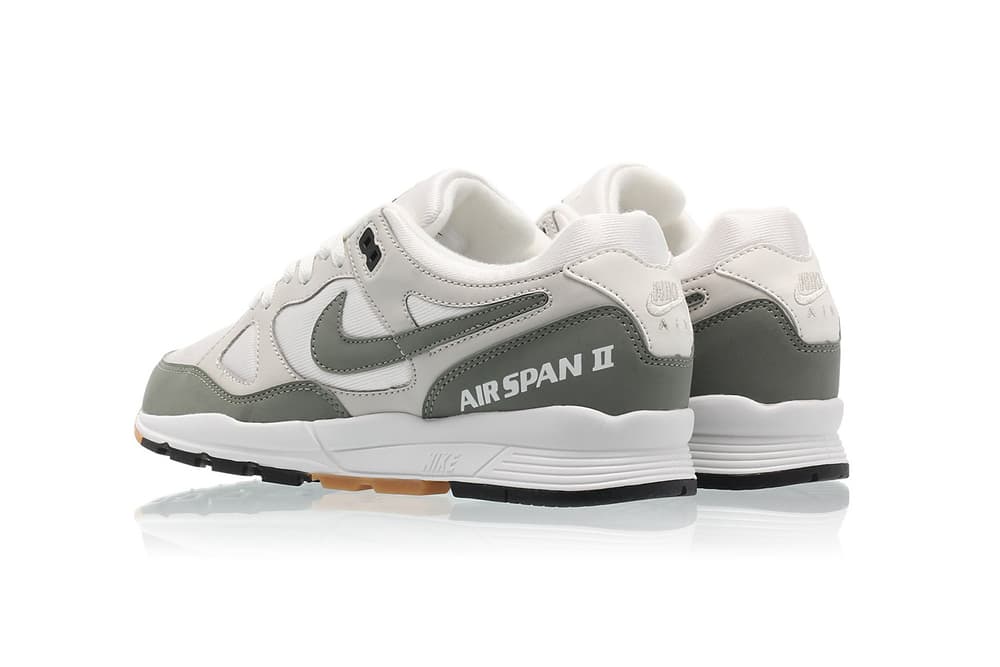 nike air span ii barely rose dark stucco triple black