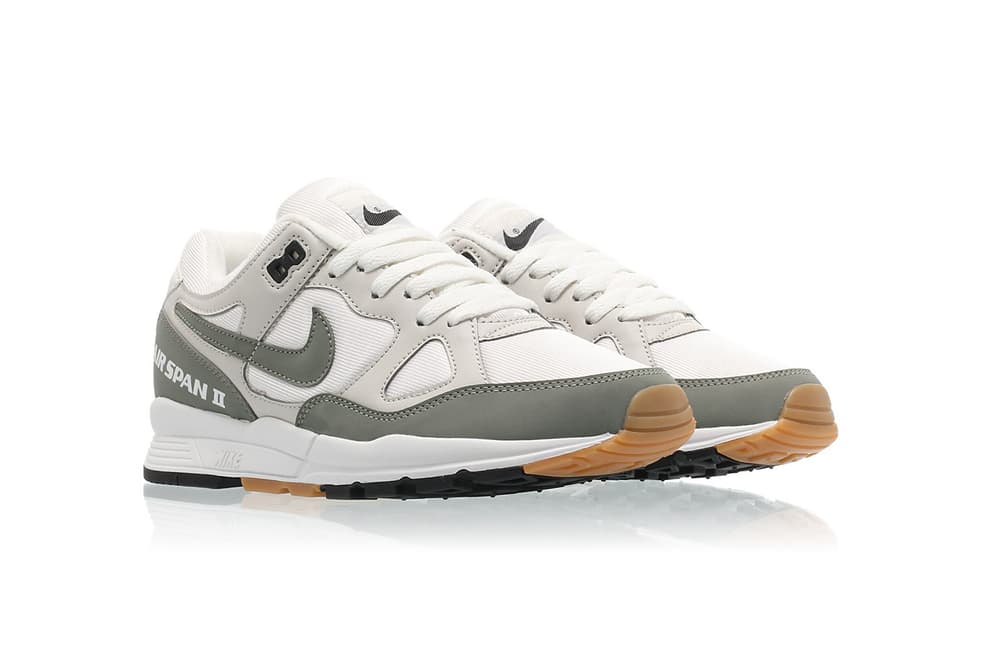 nike air span ii barely rose dark stucco triple black