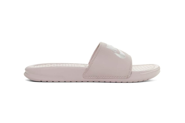 Swap Your Kicks for Nike's Cozy Benassi Slides in "Particle Rose"