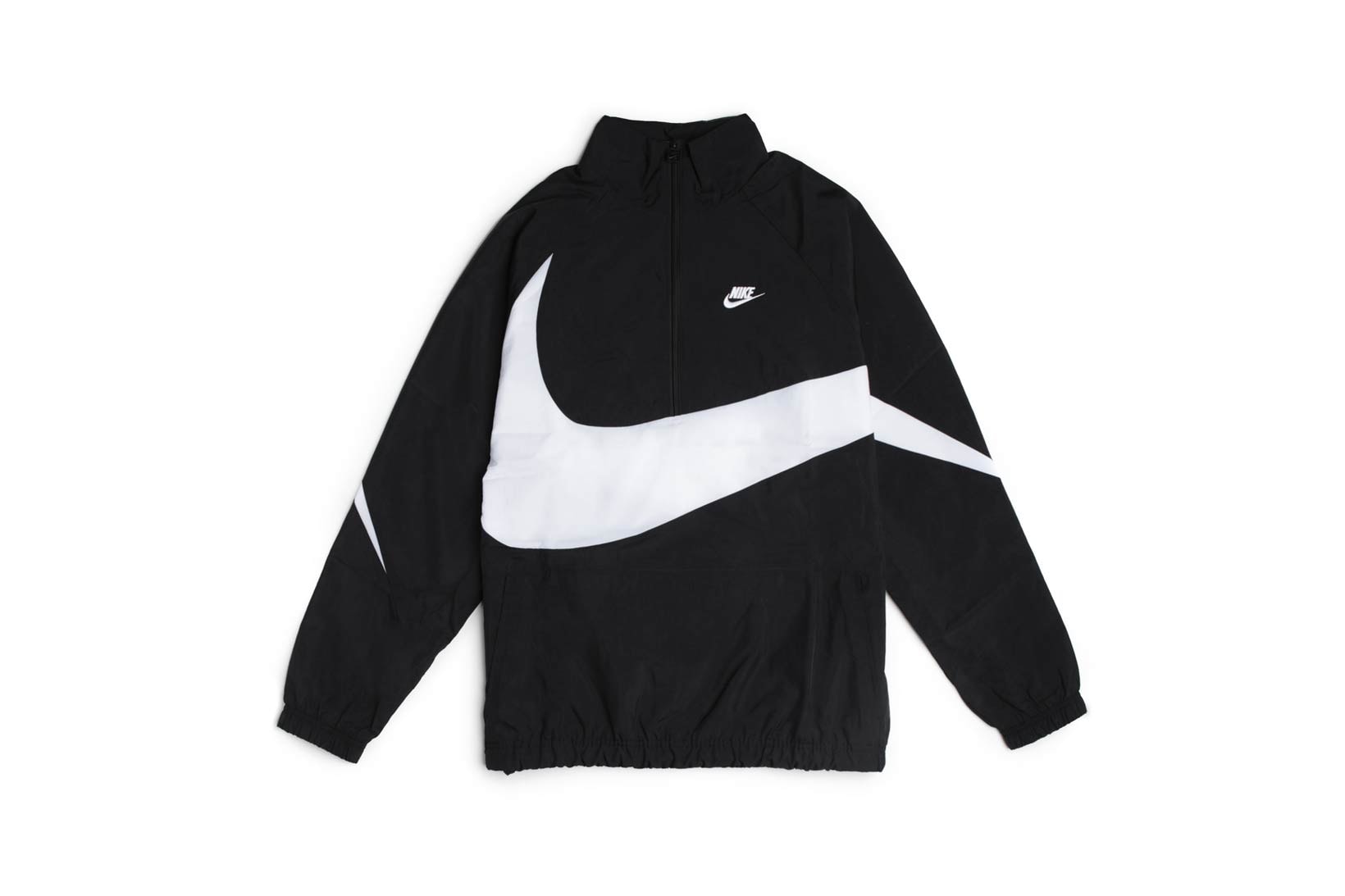 Nike Sportswear Swoosh Woven Halfzip Jacket Black