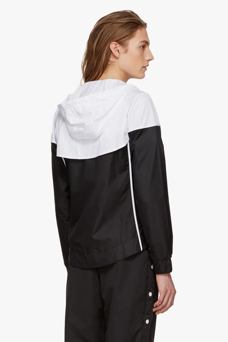 nike track jackets navy black white