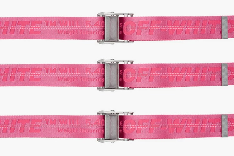 Off-White™ Exclusively Released a New Industrial Belt in Fuchsia Pink
