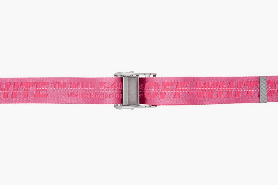 Off-White Industrial Belt Fuchsia Pink