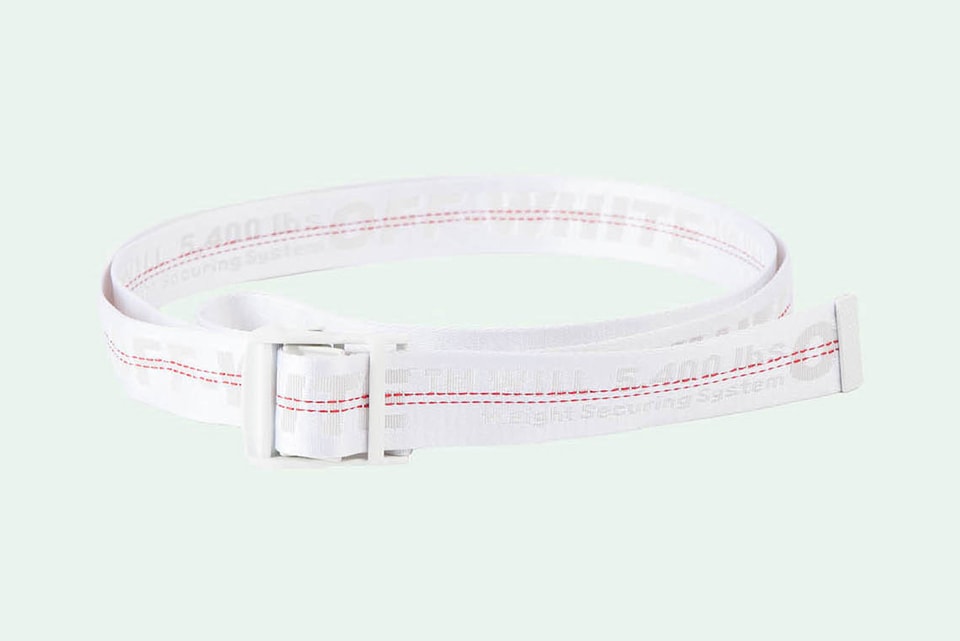 OFF-WHITE Industrial Belt In a White Colorway