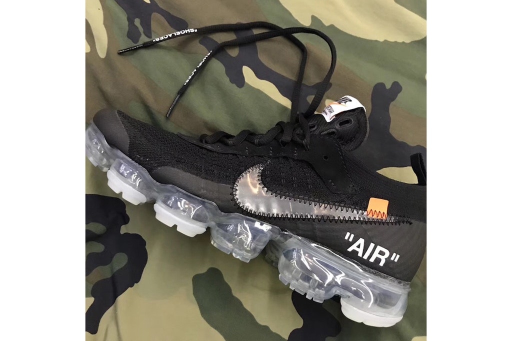 Off-White™ x Nike Air VaporMax Black Release Date Color Price Official Information Collaboration Virgil Abloh 2018 Silhouette Sneaker Limited Black White