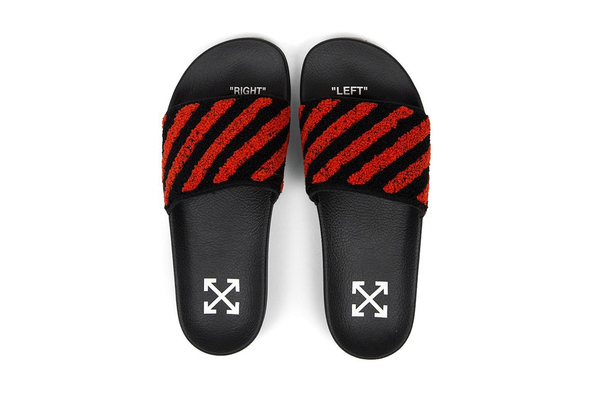 Off-White™ Virgil Abloh Flyknit Slides Slippers Shoes Fashion Lounging Summer Fit Look Outfit 