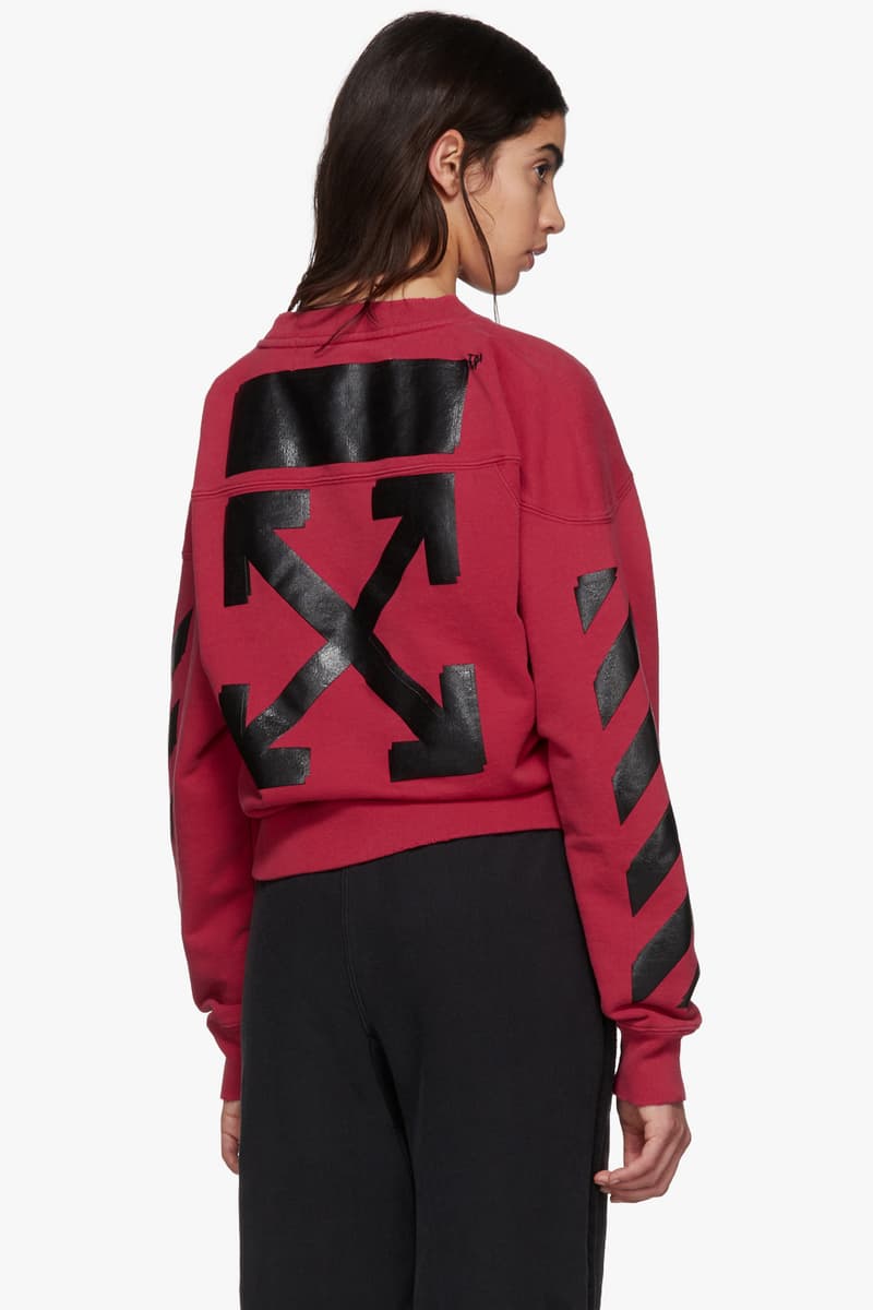 Off-White Virgil Abloh Shop New Season Champion Collaboration Sweatshirts Sweatpants Print SSENSE