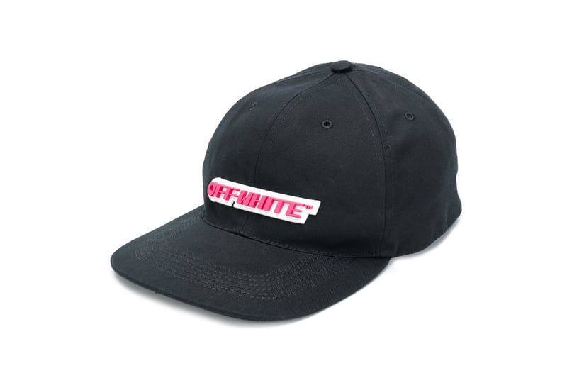 off white hat pink