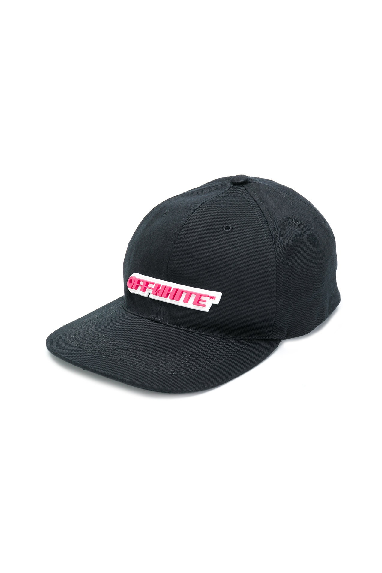 off white pink white logo baseball cap logo normcore