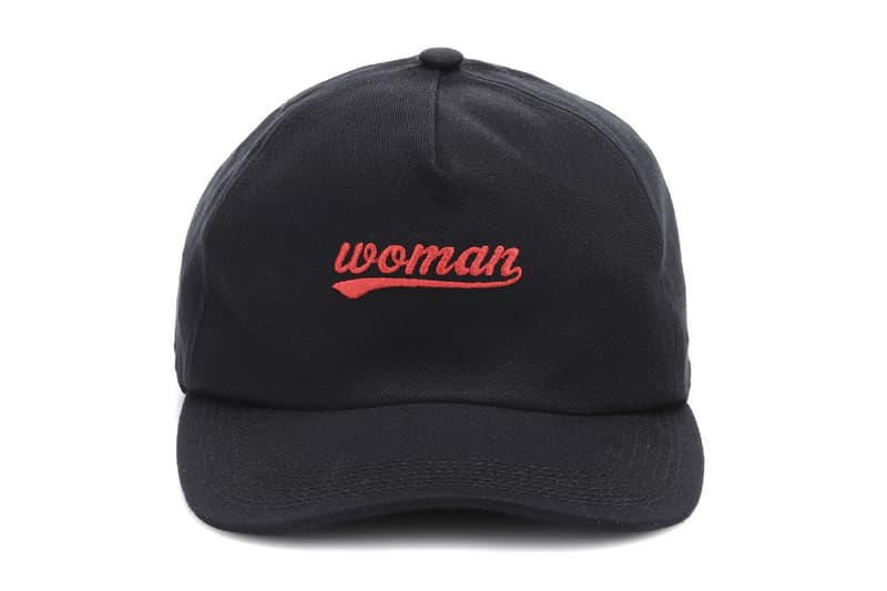 Off-White virgil abloh baseball cap black red woman embroidered feminist feminism