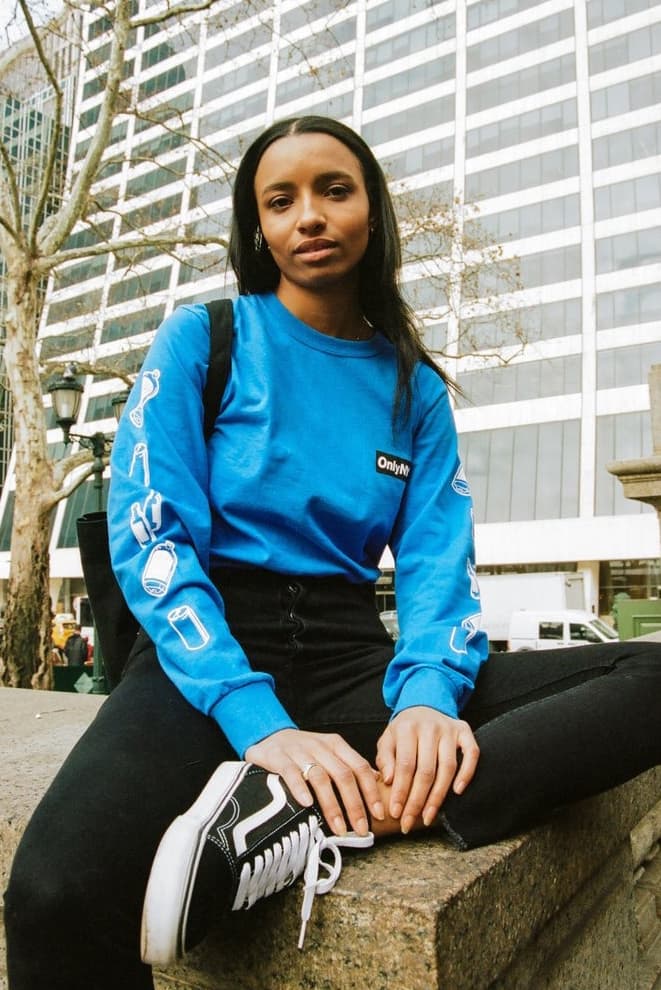 ONLY NY New York City Collection Landmarks Staples Streetwear T-Shirt Parks and Recreation Department of Sanitation Capsule Accessories Tote Bags
