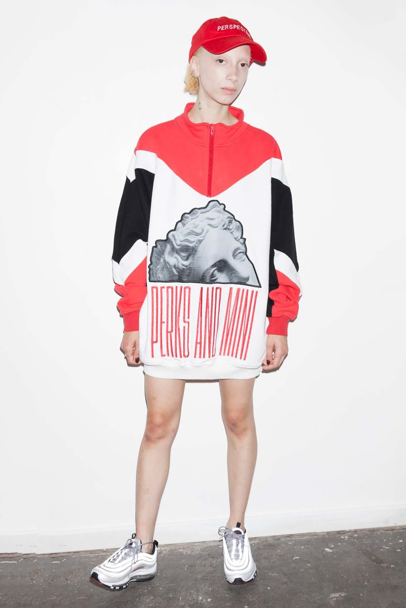 P.A.M. Women's Spring/Summer 2018 Lookbook Red White Sweater Hat