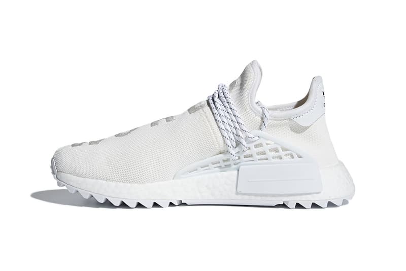 adidas originals pharrell williams hu nmd trail holi pack cream white release date info where to buy