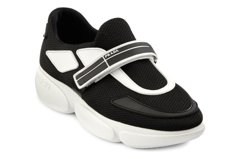 Prada Cloudbust Mesh Trainer Bianco Argento Rosso Black White Cromo Rosa