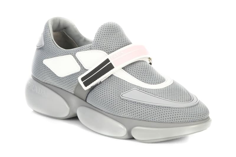 Prada Cloudbust Mesh Trainer Bianco Argento Rosso Black White Cromo Rosa