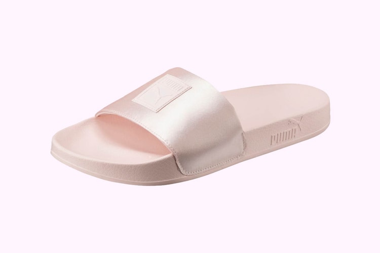 Check Out PUMA's Cozy Satin Slides If Your Feet Need A Break