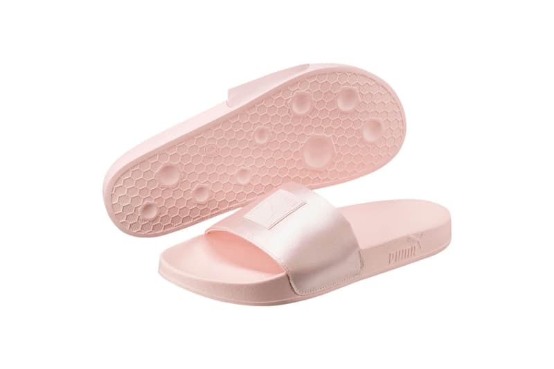 PUMA Leadcat Satin Slides Pearl