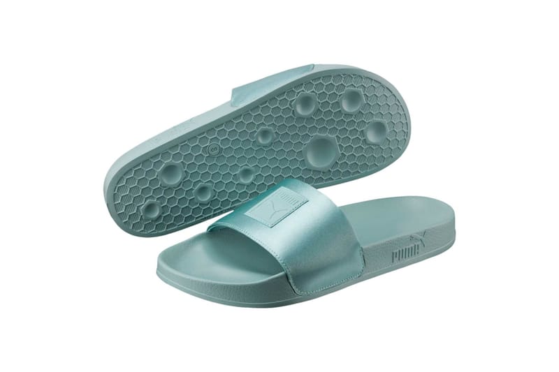 puma leadcat satin slides