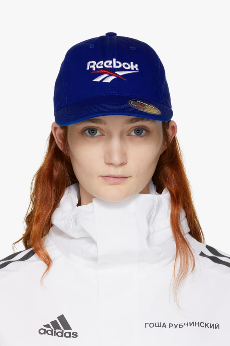 Reebok Classic Logo Cap Blue Black Navy Retro Sporty Budget Friendly Accessory