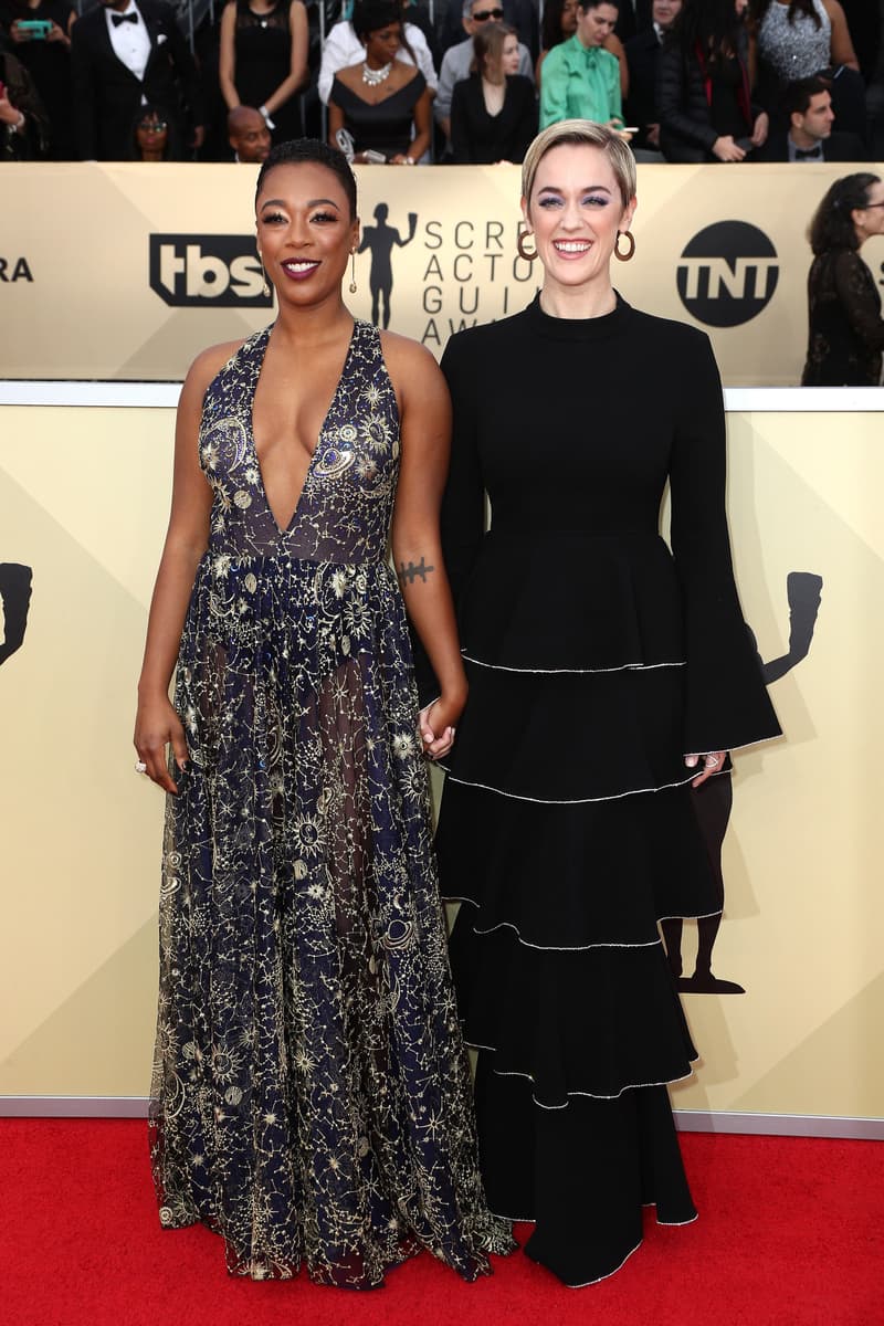 2018 SAG Awards Red Carpet Look Gala Millie Bobby Brown Nicole Kidman Lupita Nyong'o Halle Berry