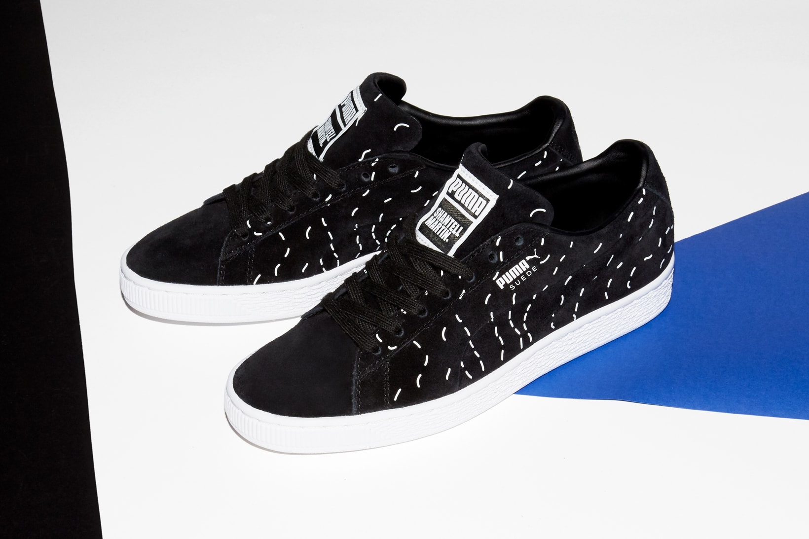 Shantell Martin x PUMA Spring/Summer 2018 Collection Black Suede Sneakers