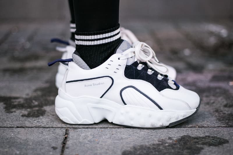 Stockholm Fashion Week street style photography streetstyle streetsnaps gucci acne studios manhattan chunky dad sneakers eytys angel off white Balenciaga Triple S