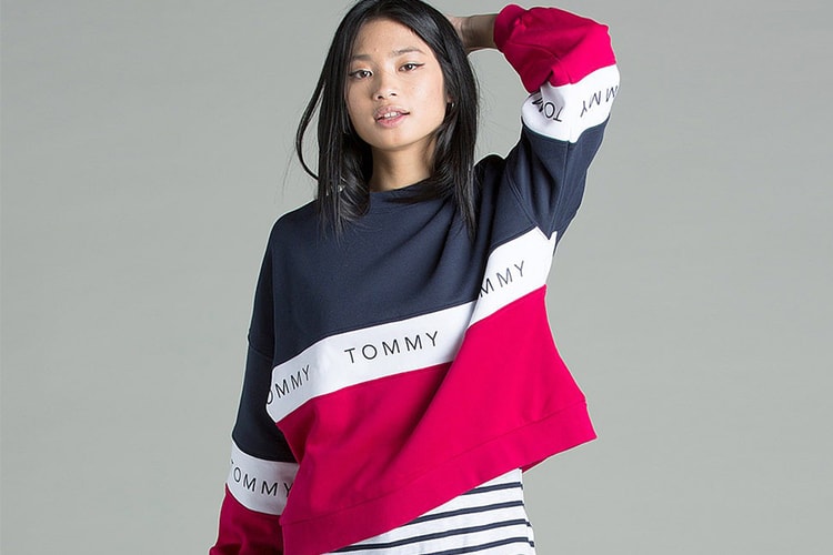 These Colorblocked Sweatshirts by Tommy Jeans Are a '90s Throwback