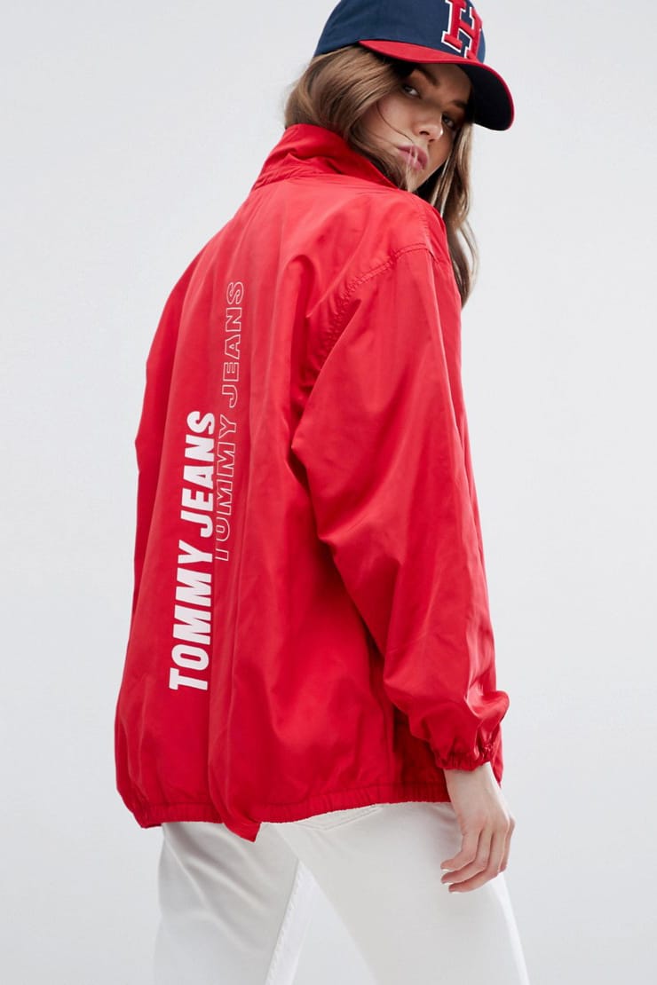 tommy jeans red