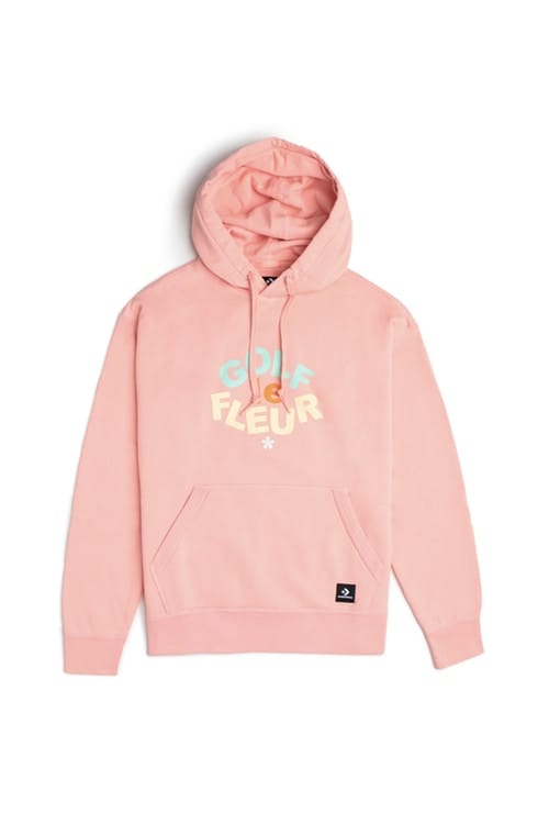 golf le fleur pink hoodie