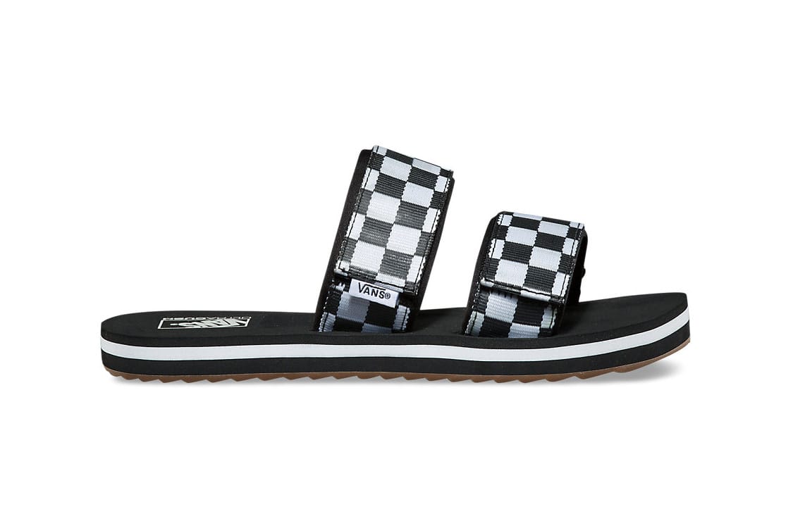 vans checkerboard slide sandal