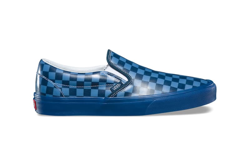 Vans Slip-On Translucent Rubber Hibiscus Porcini Reflecting Pond Checkerboard