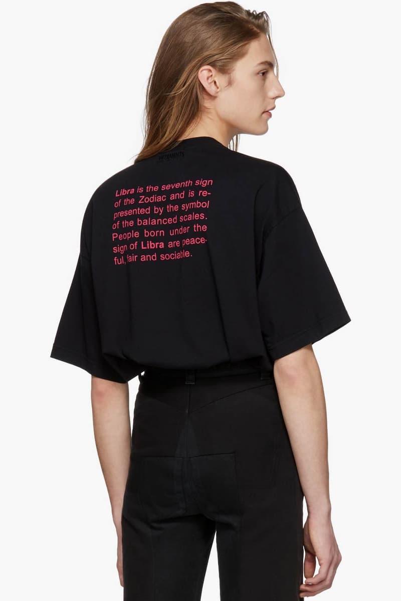 Vetements Horoscope T-Shirt Capricorn