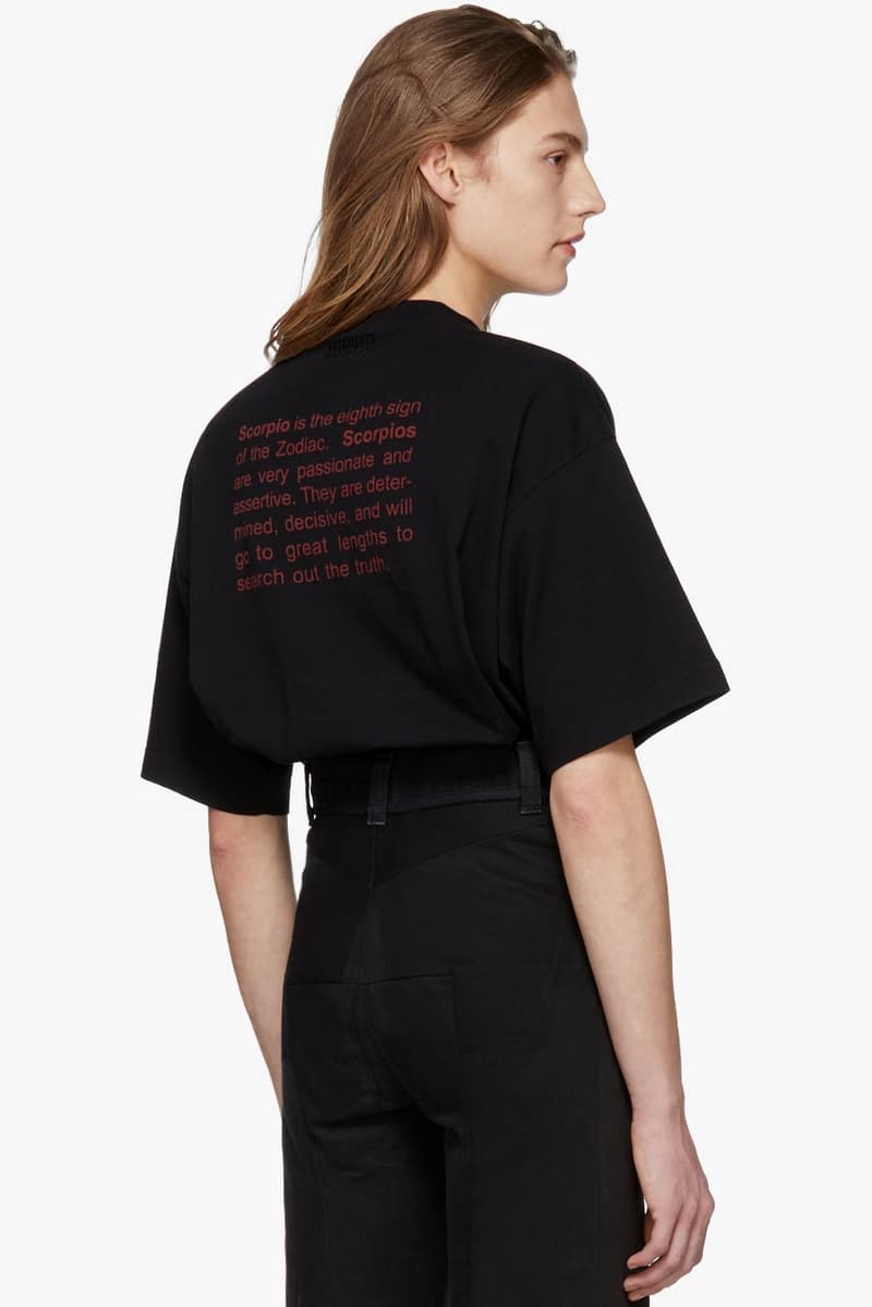 Vetements Horoscope T-Shirt Capricorn