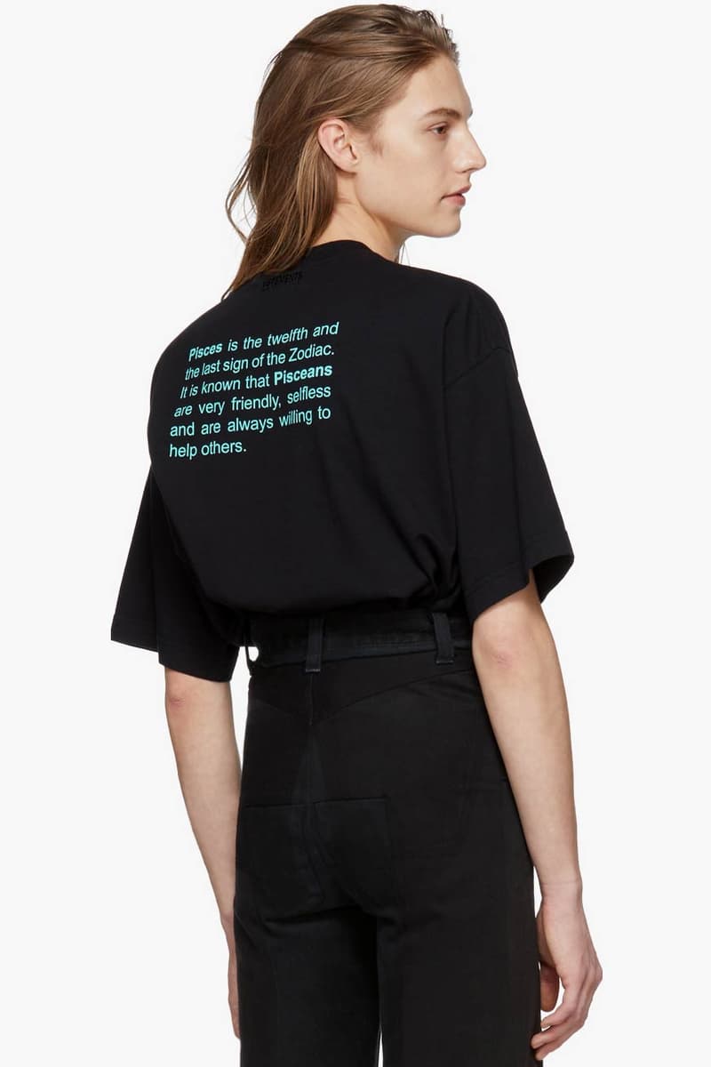 Vetements Horoscope T-Shirt Capricorn